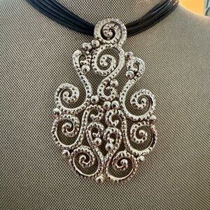 Elegant Israel Silver Pendant